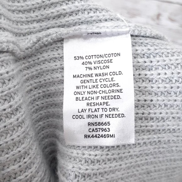 Abound Womens Sweater Dress M Turtleneck Gray 670A - Picture 4 of 4